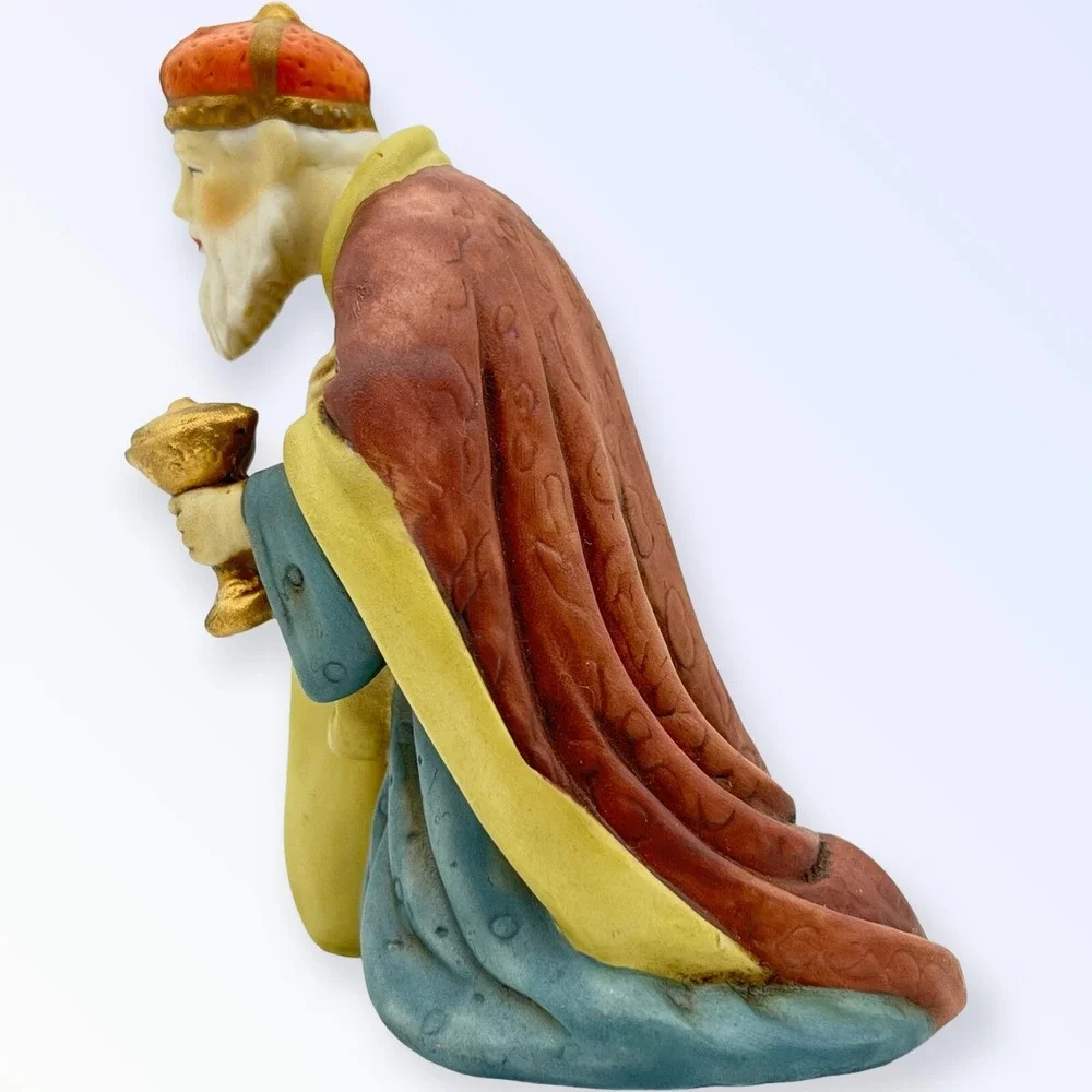 O'well Nativity Heritage Kneeling Wiseman Christmas Replacement 4.25